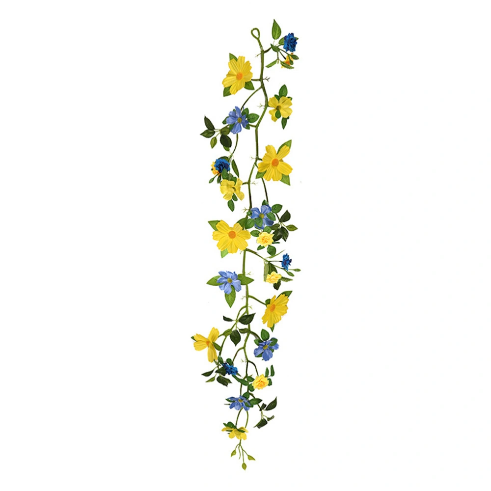 Hanging Vine Flower Garland Cosmos Bipinnatus Blossom Flower Vine for Home Wedding