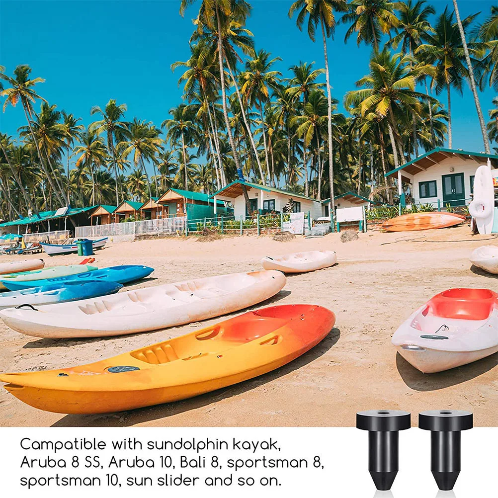 2 Pcs Universal Kayak Scupper Plug Rubber Scupper Plug Canoe Drain Holes Stopper
