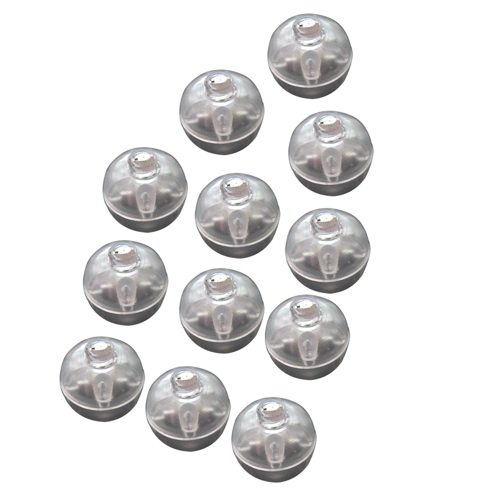50 Pcs Round Ball Tumbler LED Balloon Lights Mini Luminous Lamps for Lantern Bar Christmas Wedding Party Decoration (Colorful)