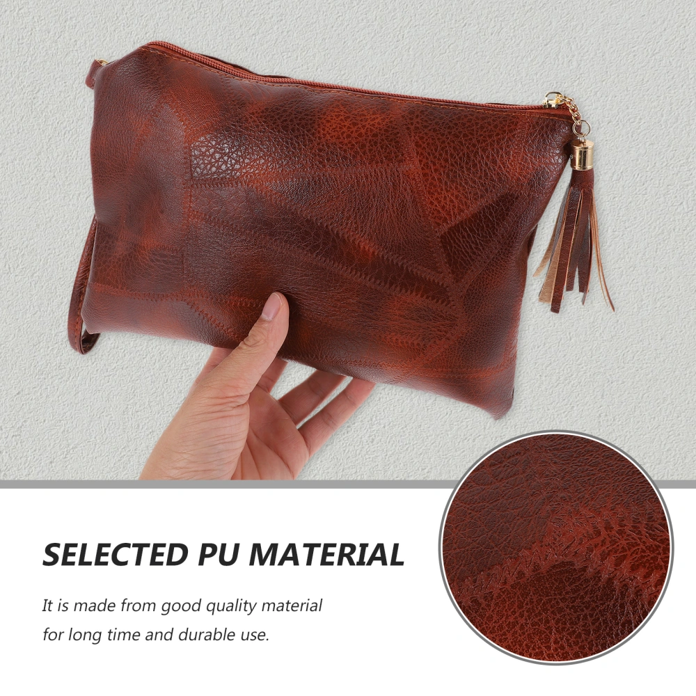 Business Casual Messenger Bag Female Tassel Storage Pouch Women Handheld Bag