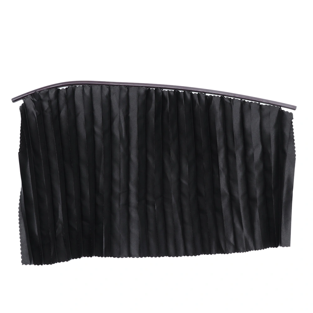 2pcs Car Curtain Summer Sun-Shade Magnet Track Adsorption Car General Curtain for Man Woman (They are not Suitable for the MVP and Trucks, Black, Rear Window Pattern)