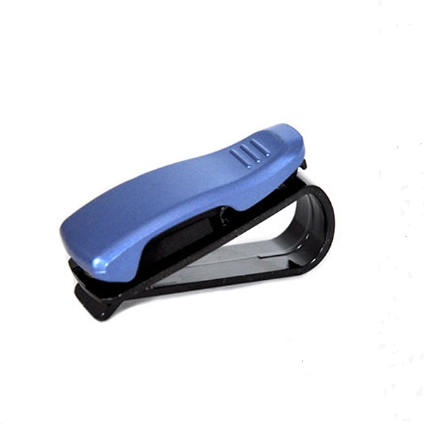 Portable Multi-functional Car Auto Vehicle Sun Visor Mount Eyeglasses Sunglasses Holder Clip (Blue)