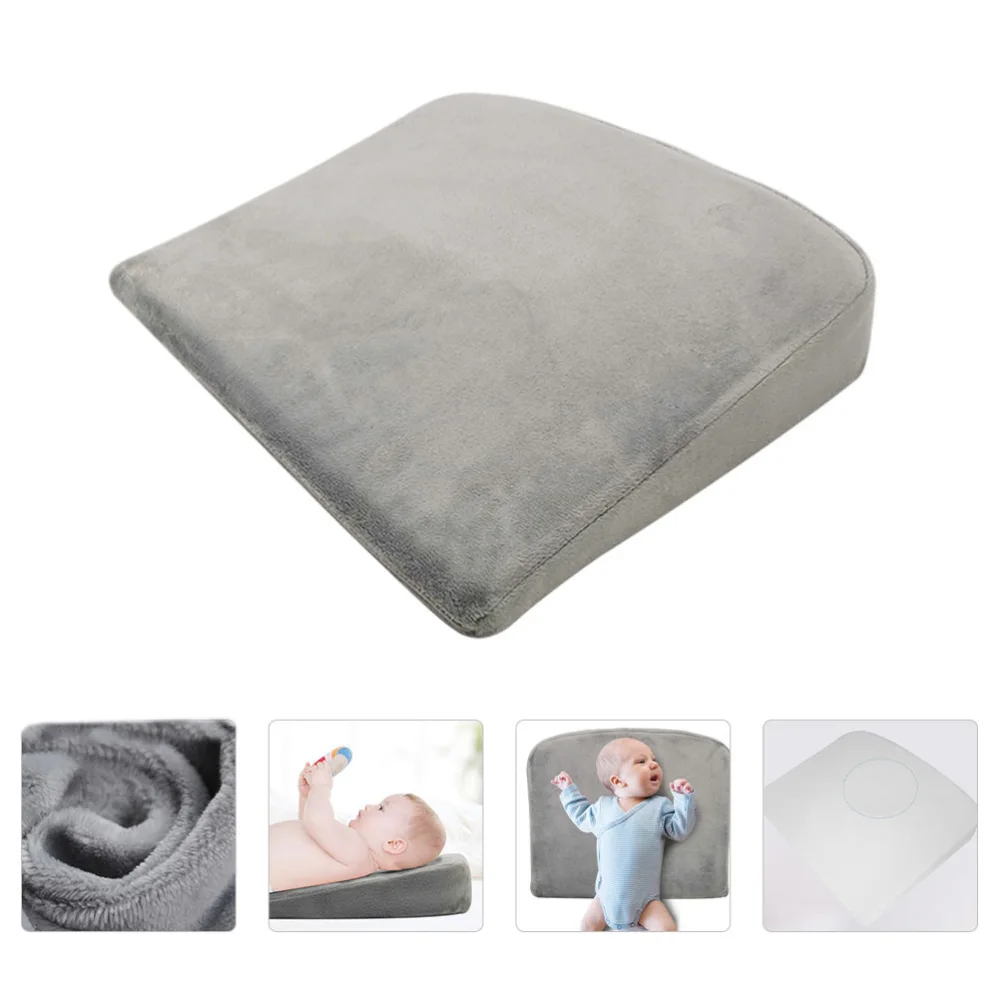 1pc Baby Pillow Breathable Pillow Sleeping Pillow Bedding Pillow Infant Pillow (Grey)