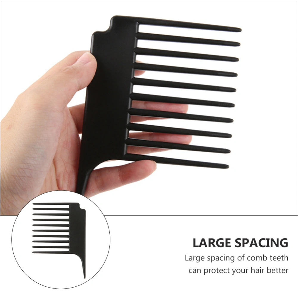 2pcs Hair Comb Insert Hair Pick Comb Hair Fork Comb Oil Slick Styling Hair Brush