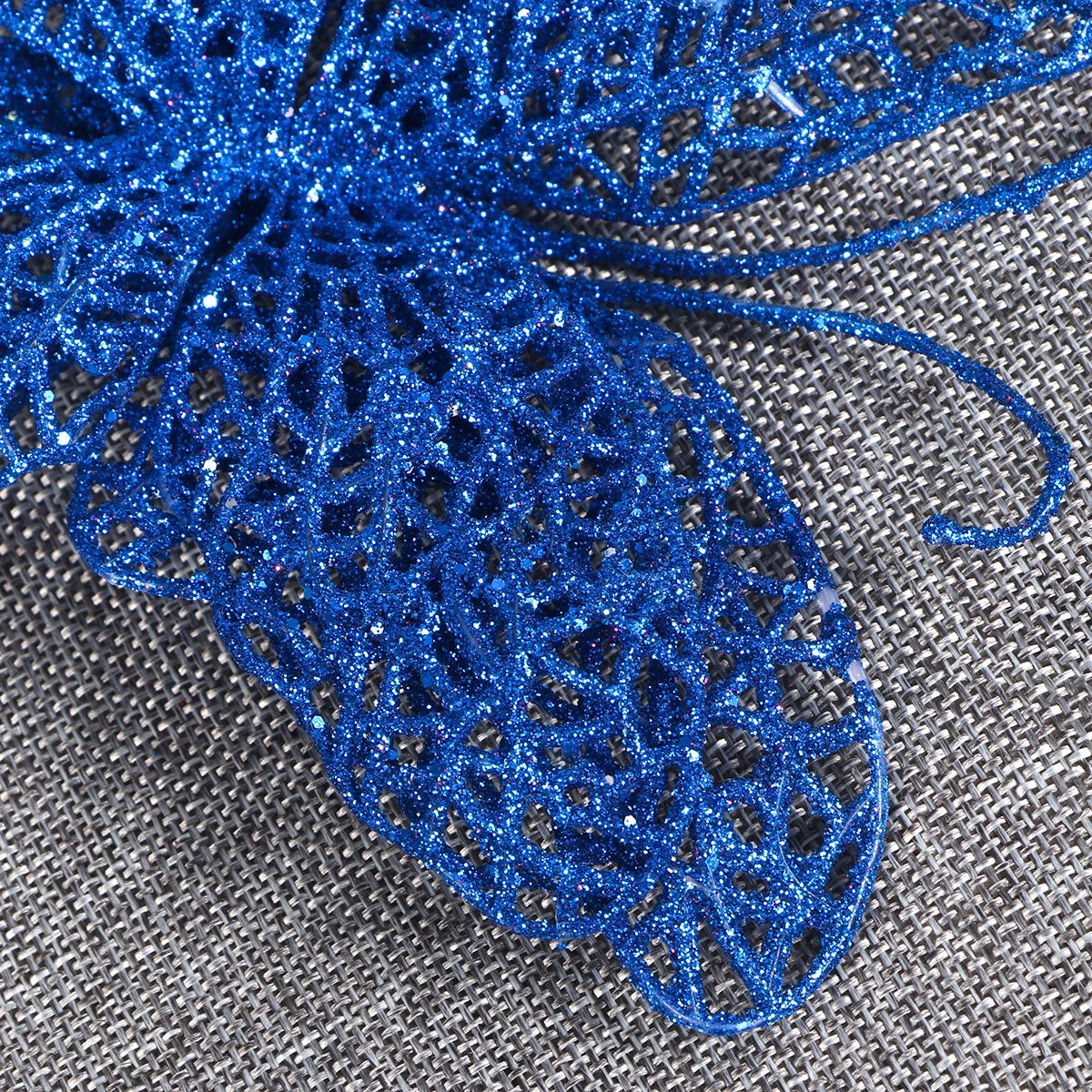 6Pcs Christmas 3"/8cm Christmas Decorations Christmas Tree Ornaments Wedding Party Decorations (Blue)