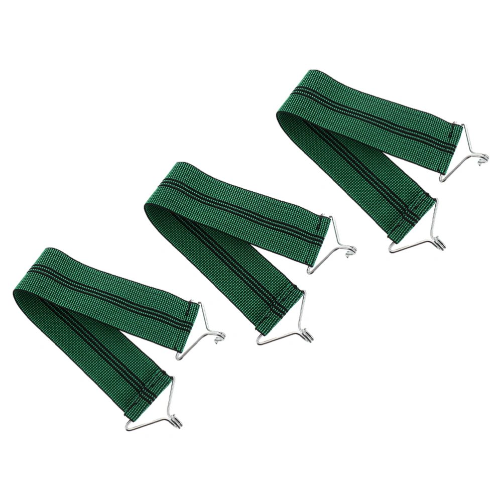 3pcs Recliner Chair Reinforcement Belt Thicken Elastic Band Crack-proof Belt (Green)