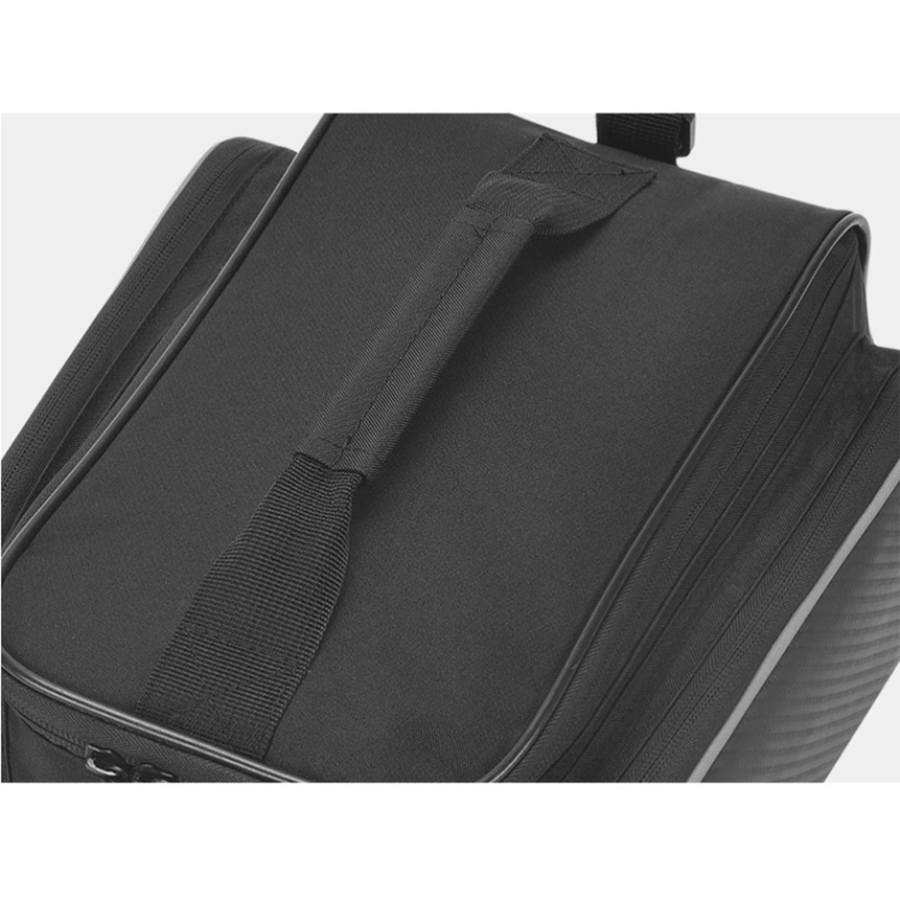 Convenient Bag Waterproof Back Seat Riding Storage Bag for Bike Outdoor Activity Cycling Pack Accessories (Black)