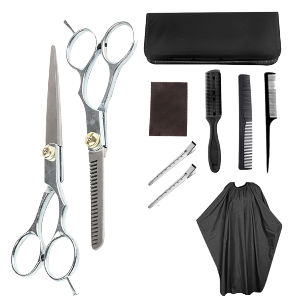 1 Set Professional Hair Scissors Creative Hair Cutting Tool Barber Hair Scissors Hair Salon Scissors Hair Comb for Home Salon Barber