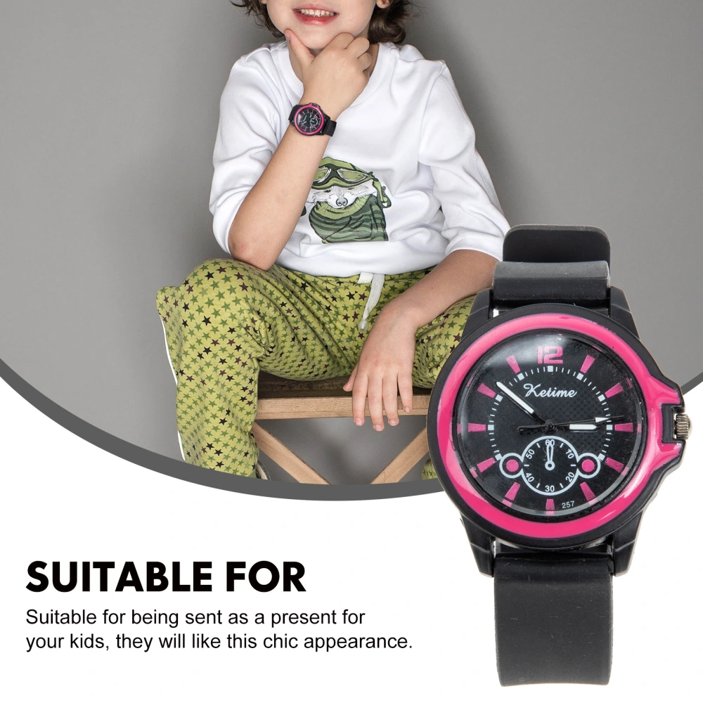 Children Analog Watch Portable Boys Wristwatch Decorative Quartz Watch