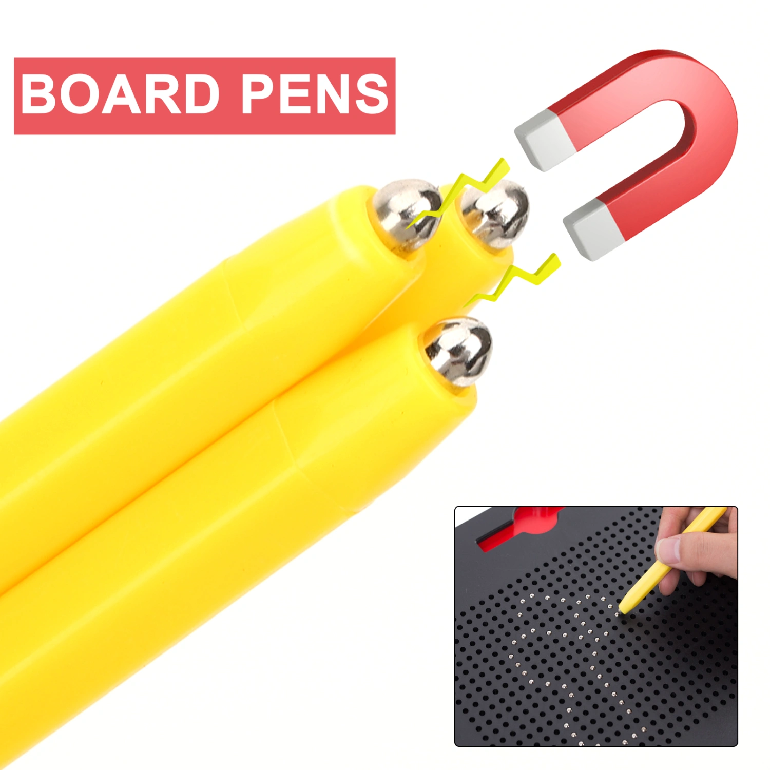 Magnet Drawing Board Pen Magnetic Writing Board Painting Pen Replacement Magnet Pen