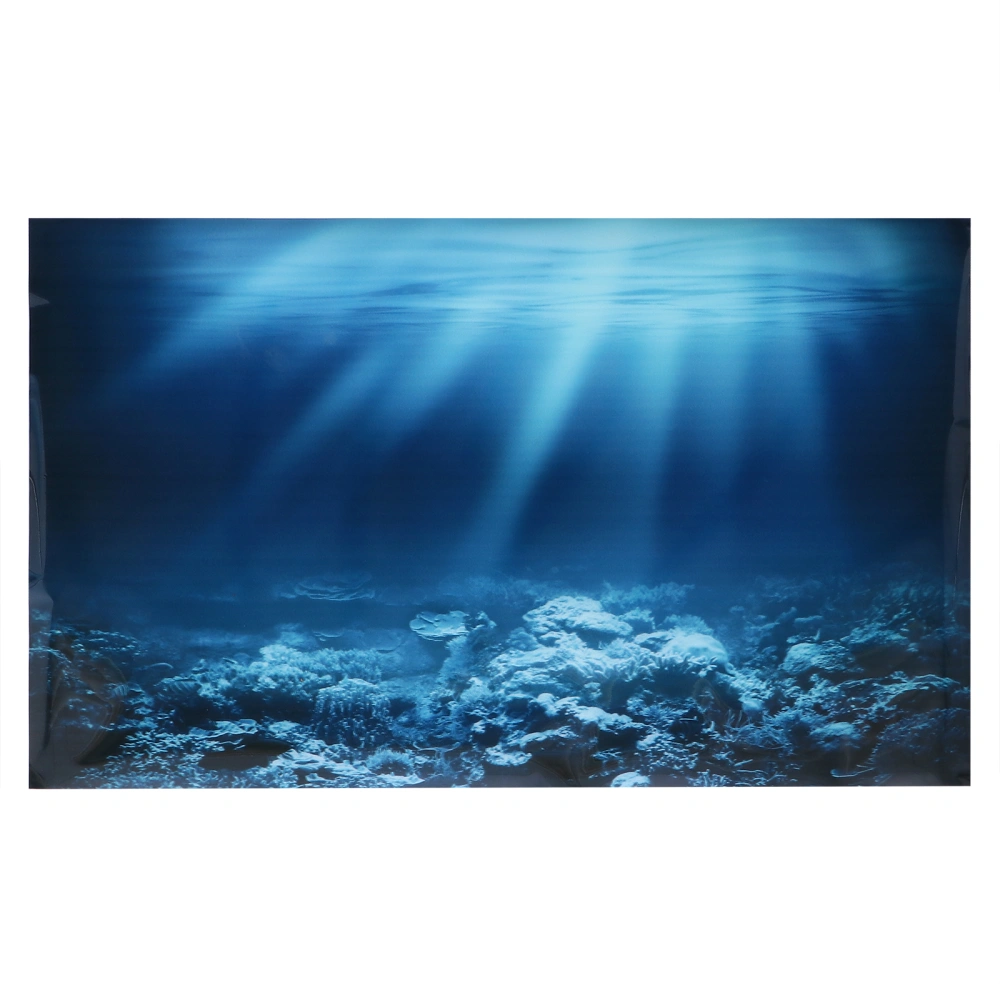 Aquarium Background Sticker Coral Reef Fish Tank Wallpaper Aquarium Poster