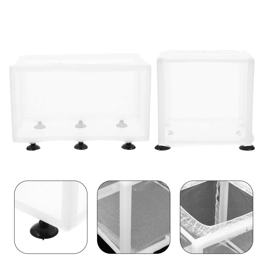 2Pcs Household Incubation Boxes Professional Isolation Boxes Convenient Baby Fish Separators