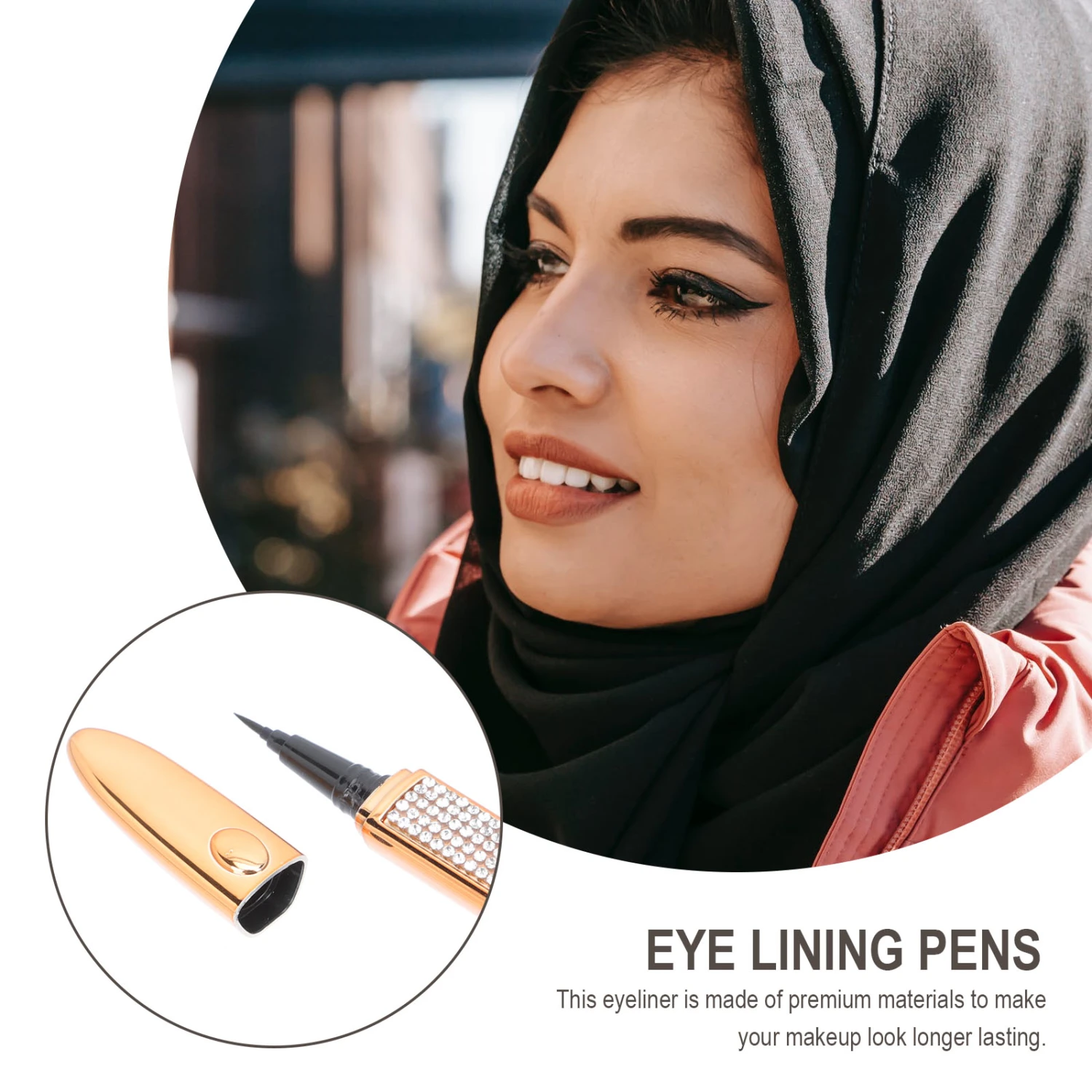 3Pcs Makeup Eye Lining Pens Waterproof Portable Eyeliners Women Makeup Tools