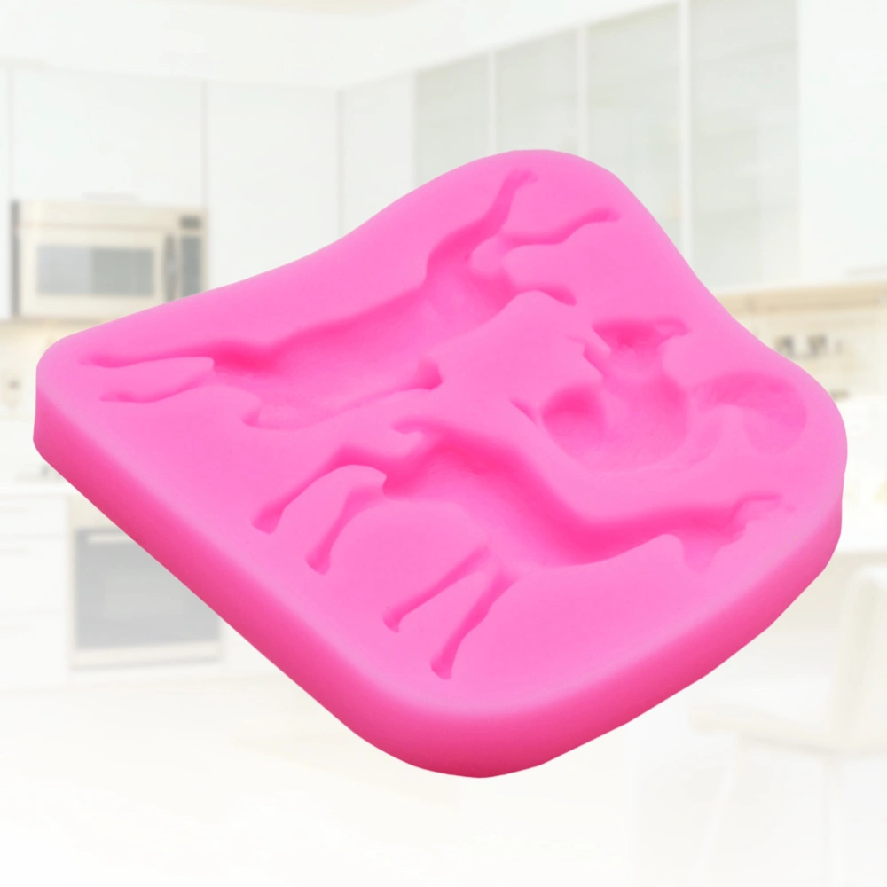 Forest Animals Silicone Molds Cake Decorating Tools Bakeware Cupcake Dessert Chocolate Fondant Mold