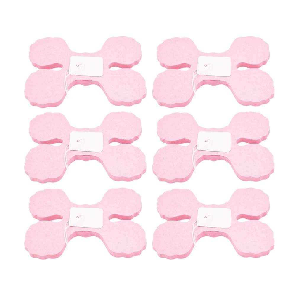 6 Set 3.6M Light Pink Clover Hanging Bunting Wedding Party Hanging Ornaments Paper Ceiling Pendant Clover Garland Birthday Party Flag Creative Layout Party Supplies