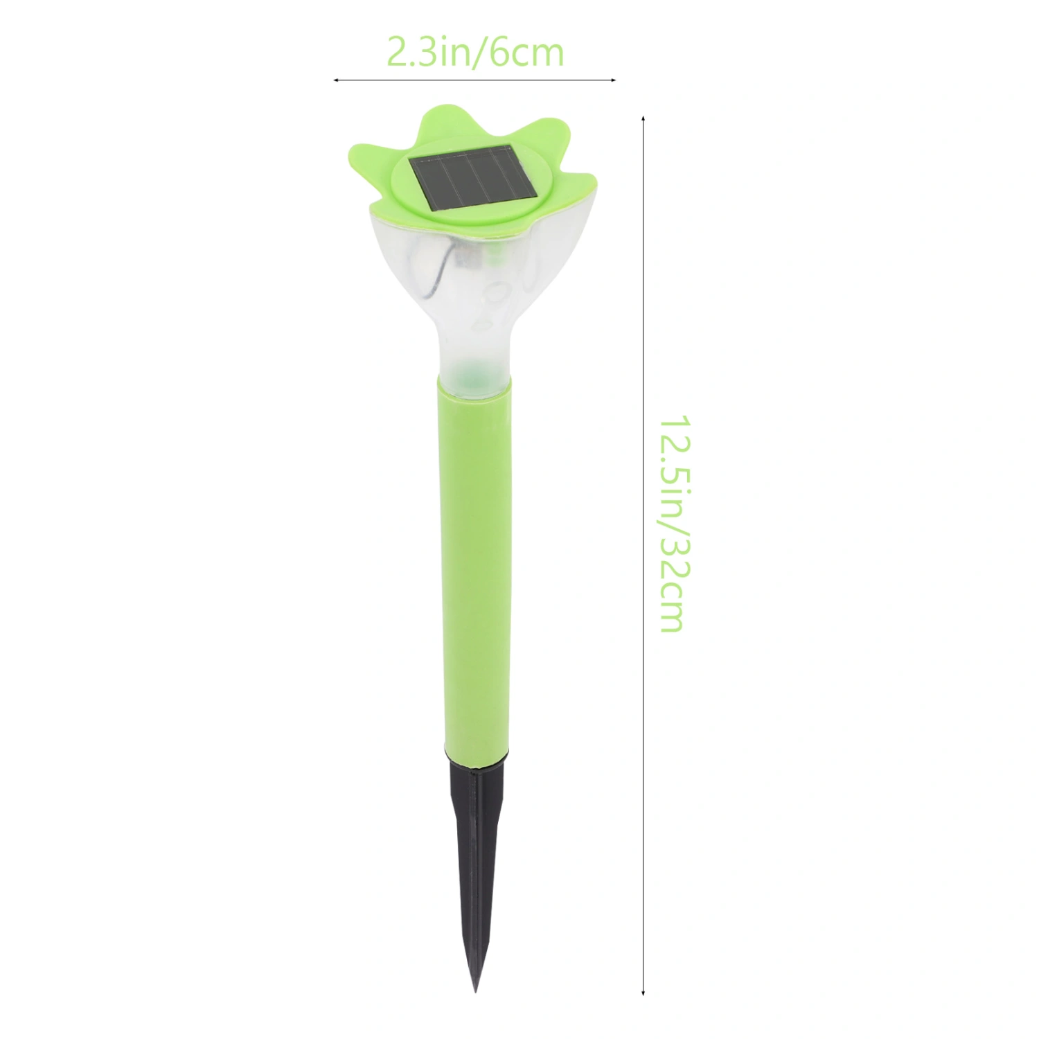 2Pcs Solar Pathway Lights Outdoor LED Garden Stakes Decorative Flower Lights