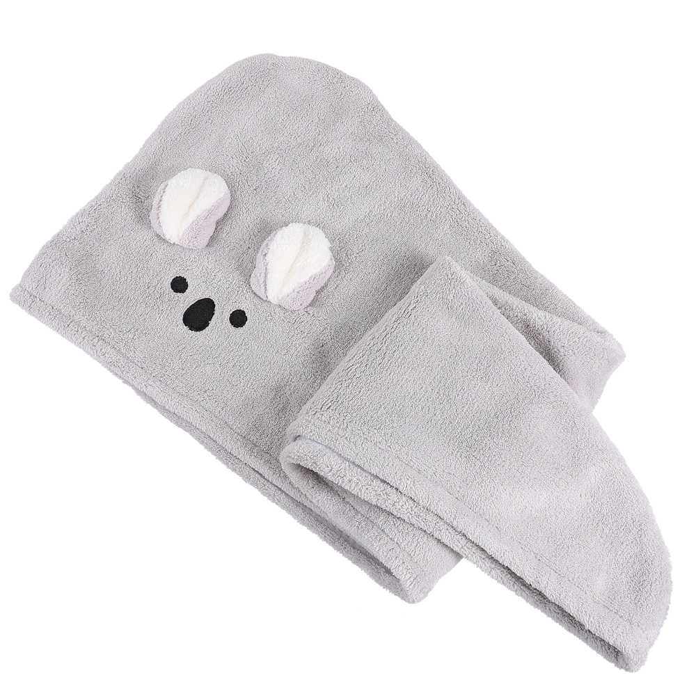 Adorable Cartoon Shower Hat Bath Drying Absorbent Hat Practical Bath Hat