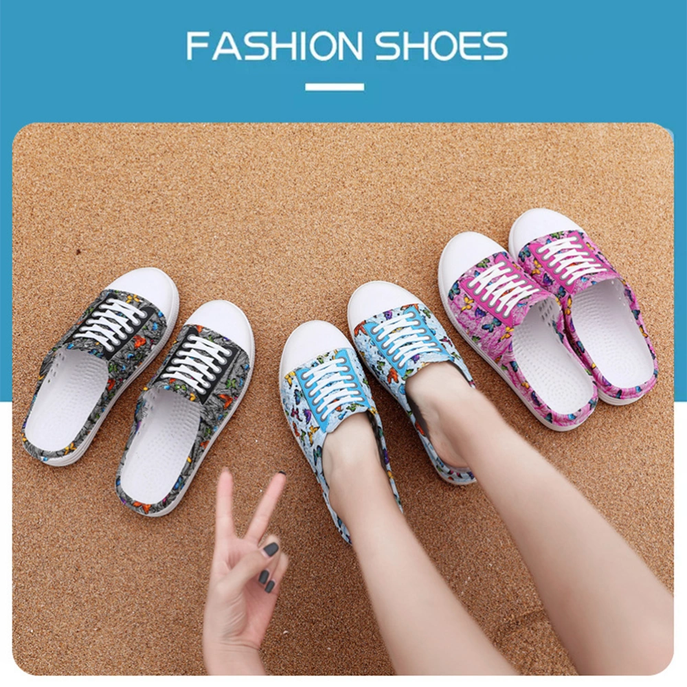 1 Pair Summer Sandals Perforated Breathable Lightweight Beach Slippers Beach Sandals Casual Slipper (Pink 38 24CM, 7US, 4.5UK, 38EU, 9.432 Inch)