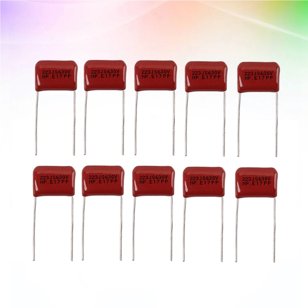 10pcs Electric Guitars Replacement Tone Caps Capacitors for Guitar Bass P302 (Dark Red)