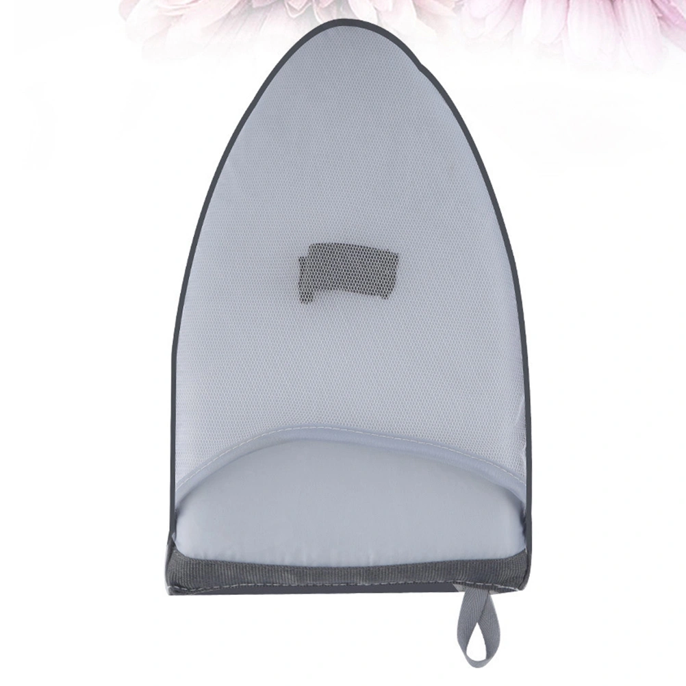1Pc Ironing Glove Heat Resistant Glove Garment Steamer Ironing Glove for Handhold Clothes Steamer (Grey Pointed End Finger Buckled)