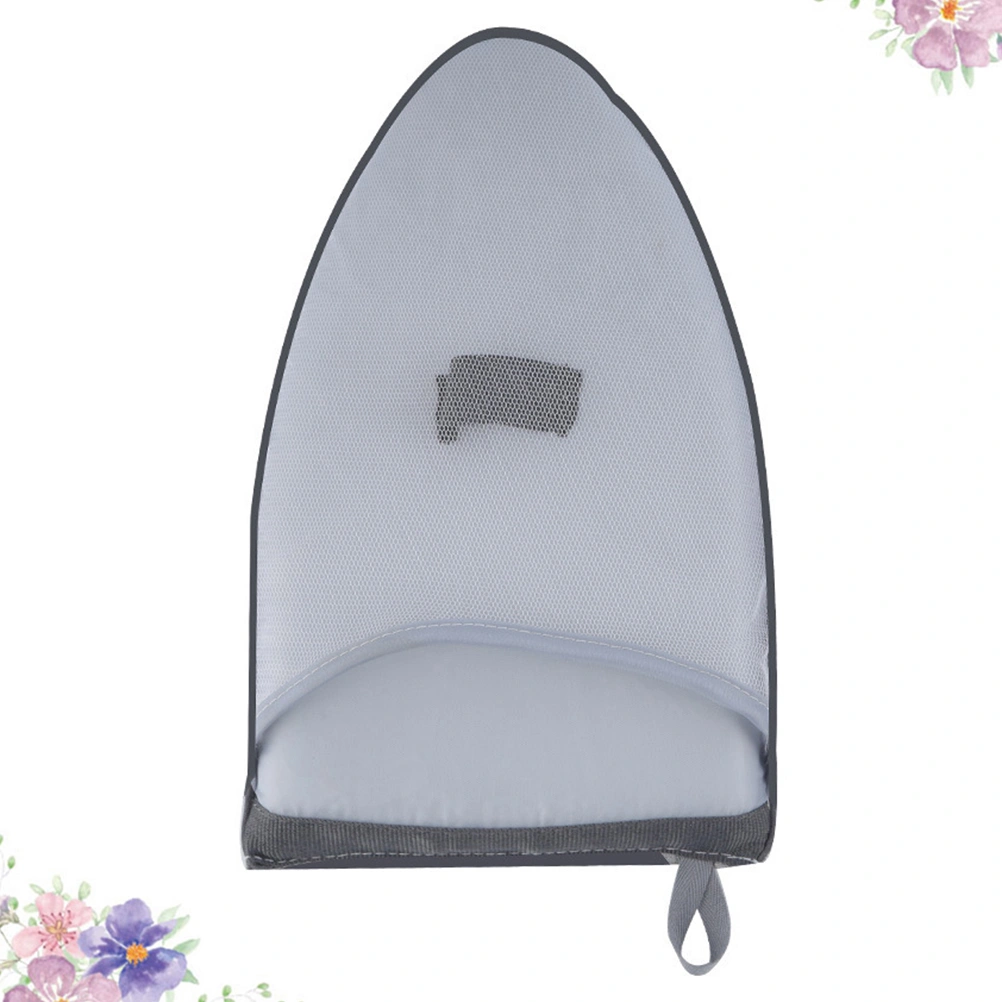1Pc Ironing Glove Heat Resistant Glove Garment Steamer Ironing Glove for Handhold Clothes Steamer (Grey Pointed End Finger Buckled)