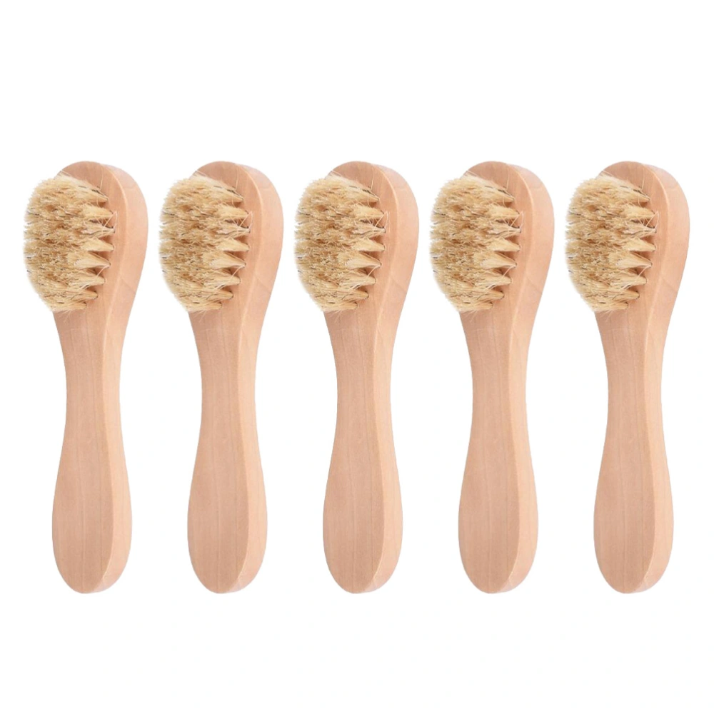 5pcs Facial Cleansing Brush Manual Face Cleaning Brush Facial Cleaning Tool