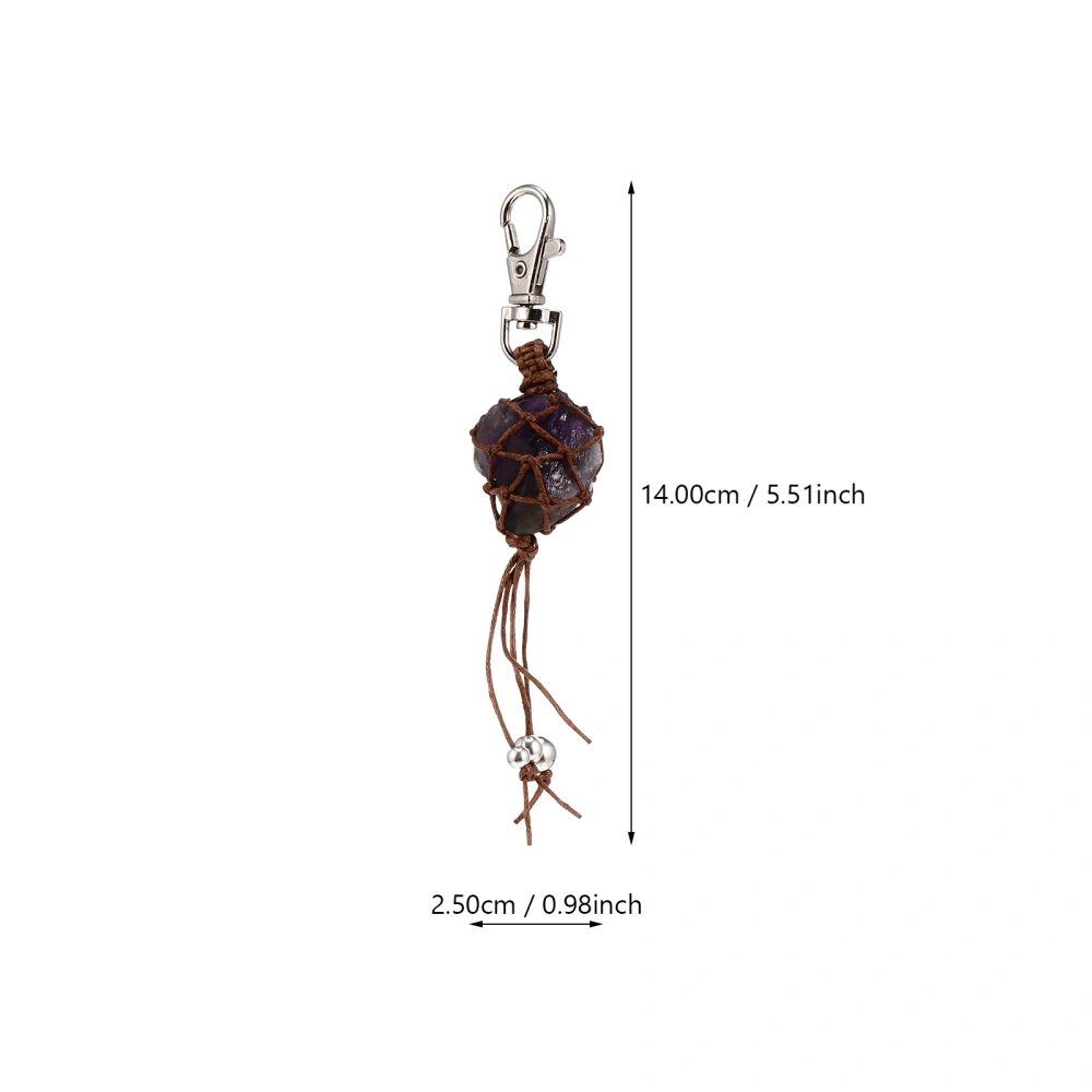 Natural Amethyst Crystals Hanging Crystal Ornament Indoor Decoration Ornament