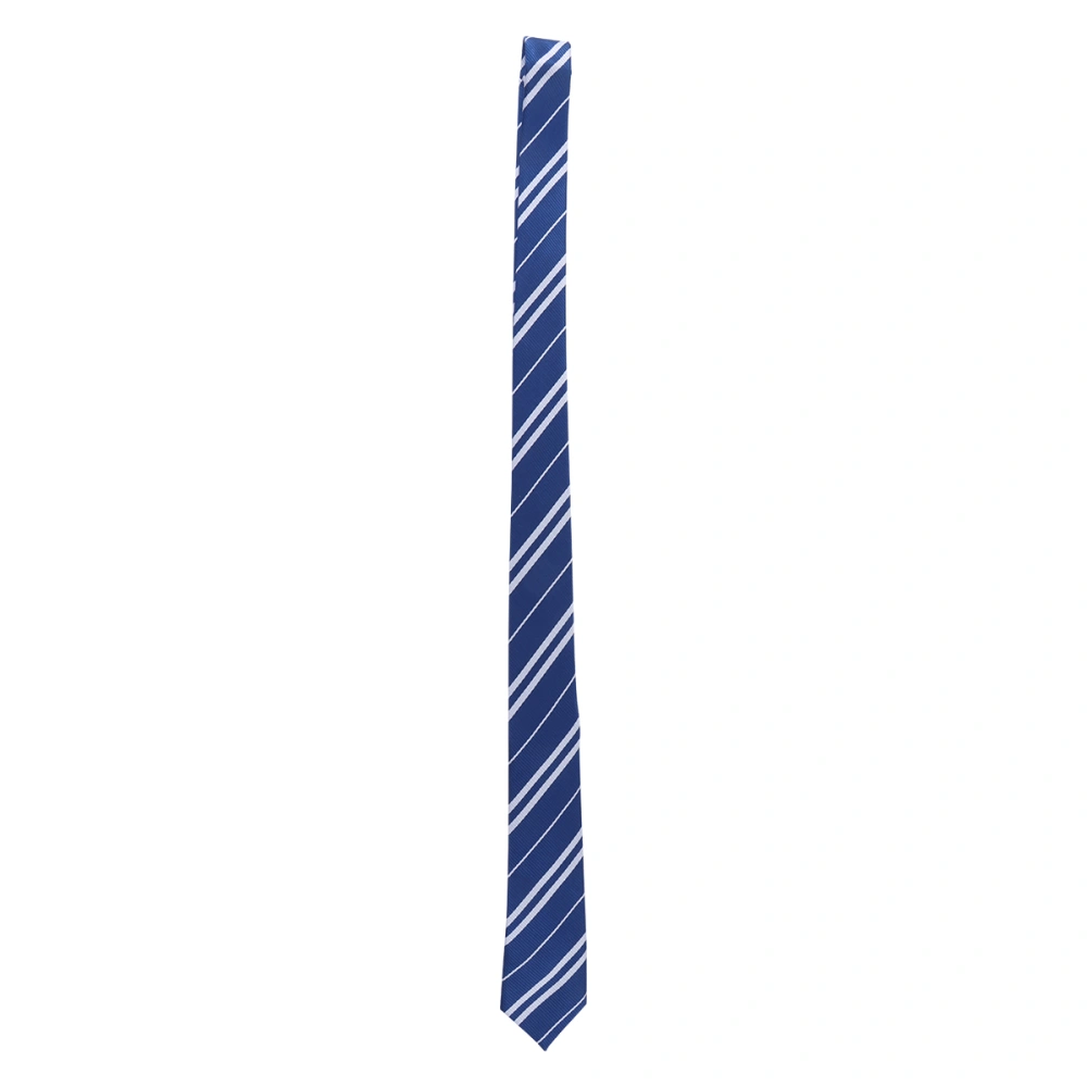 Halloween Cosplay Neckties Stripe Design Adjustable Collar Tie (Blue)