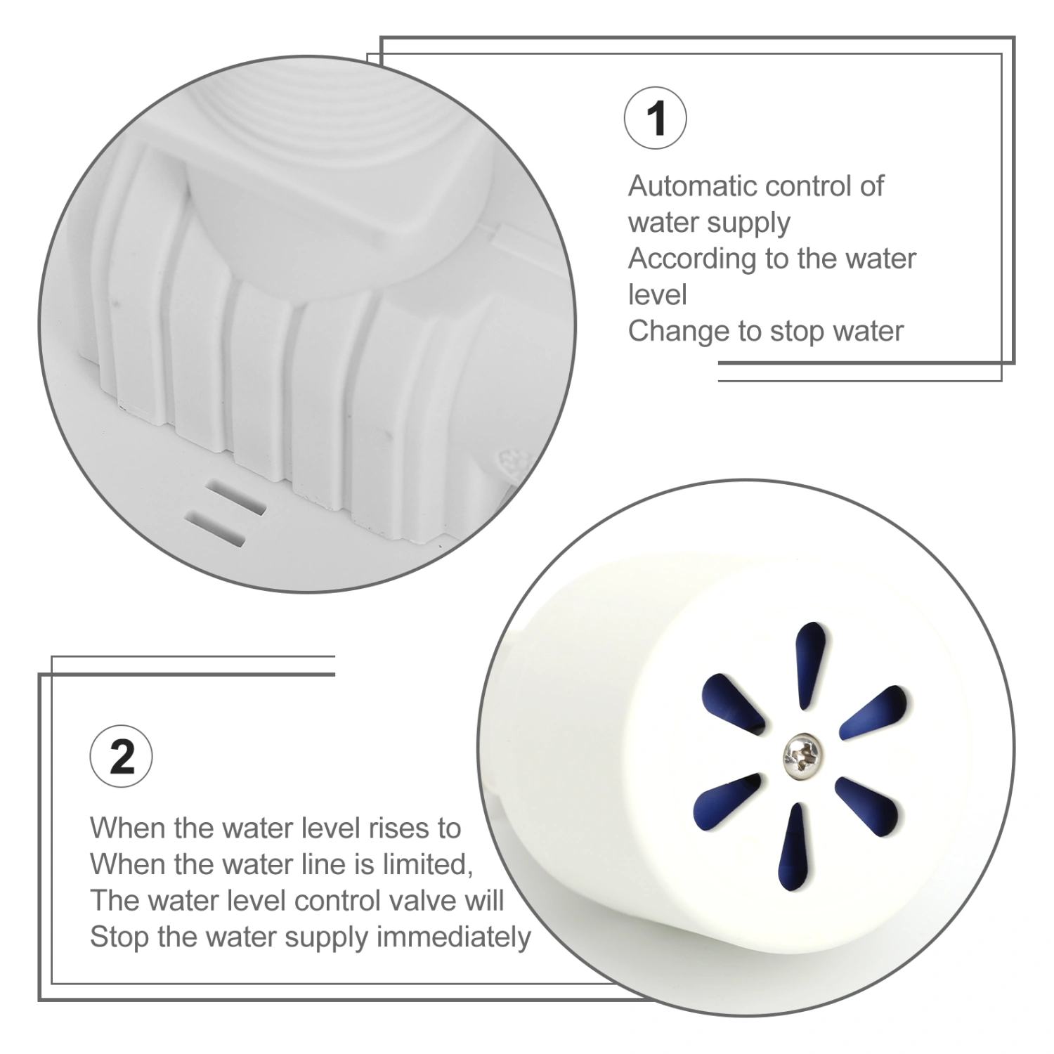 Automatic Fill Water Liquid Level Control Inside Type Float Ball