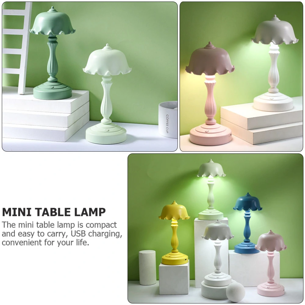 1Pc Household Table Lamp Mini Bedside Light Decorative LED Reading Lamp Ornament