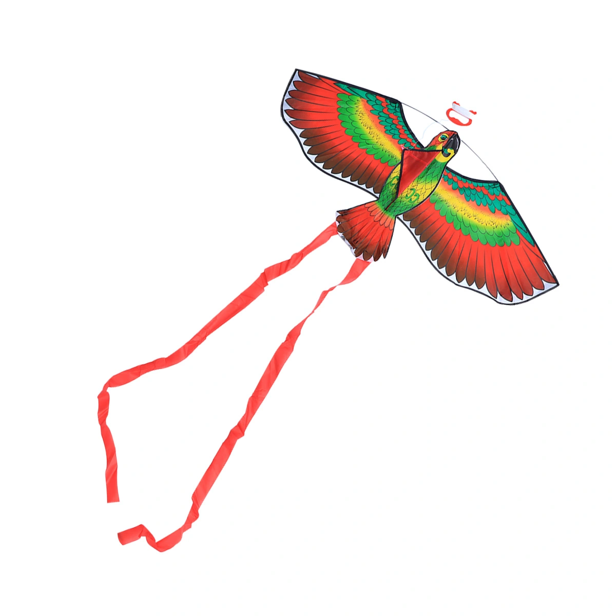 Red Parrot Kites for Kids Lovely Cartoon Small Children Love Animal Kites with 50M Flying Line (Red)