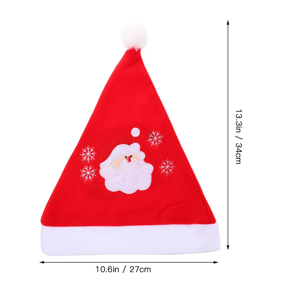 2Pcs Christmas Hats New Year Santa Claus Hats Christmas Decors (Old Man)