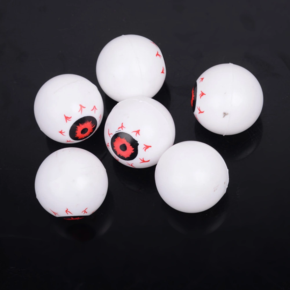 12pcs Horrible Bloody Eyes Simulative Bloodcurdling Eyeball Halloween Toys Plastic Eye Toys for Halloween Party