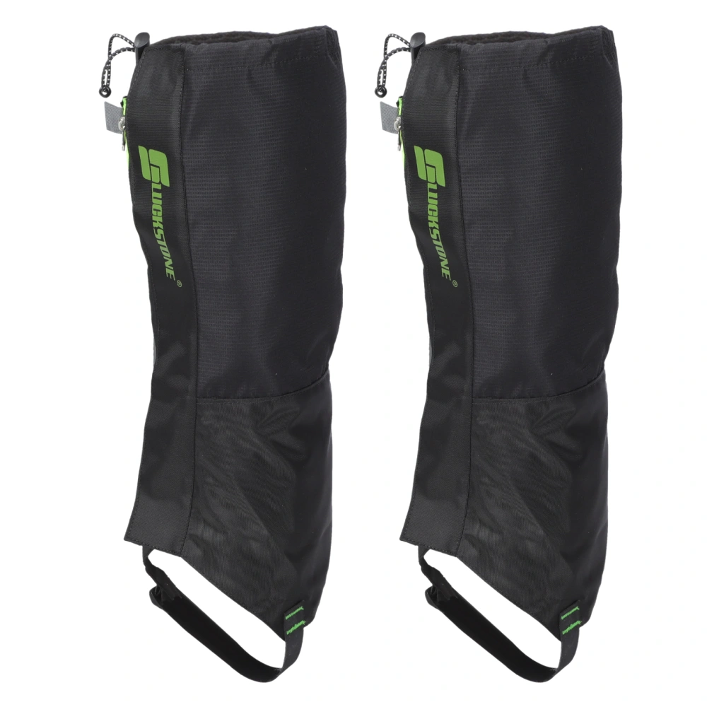 1 Pair of Waterproof Hiking Gaiters Multipurpose Leg Protectors for Outdoor