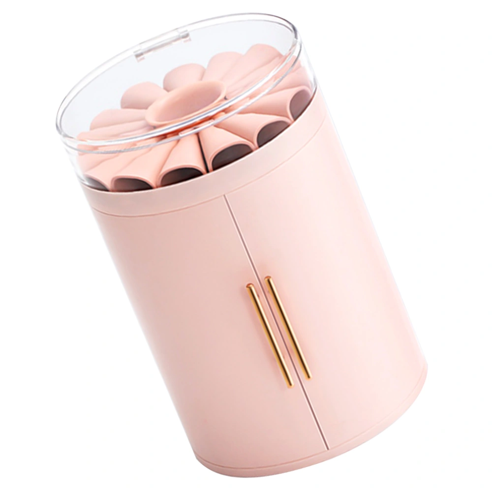 1pc Desktop Jewelry Storage Box Cylindrical Design Jewelry Organizer Jewelry Box