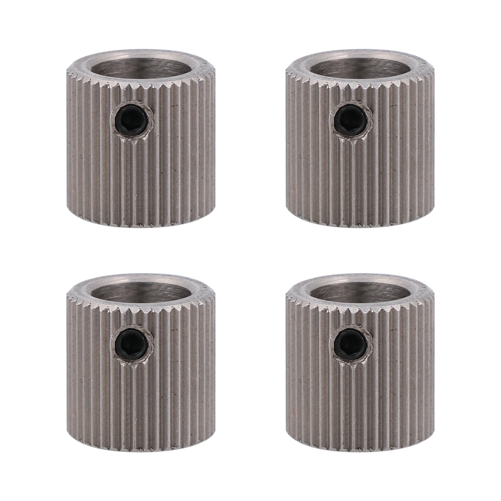 4pcs 40 Teeth Drive Gear Stainless Steel Extruder Wheel Inner Hole 8mm