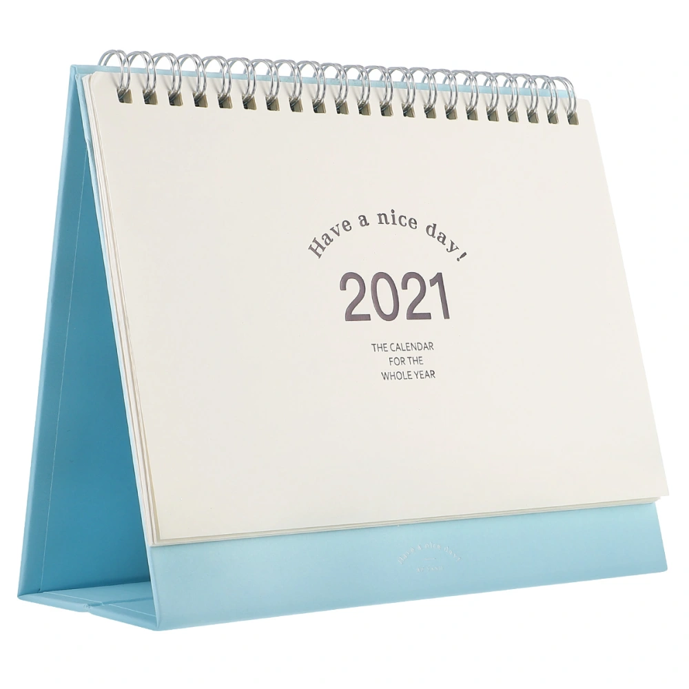 1 Pc Home Office Desktop Calendar Paper 2021 Standing Calendar