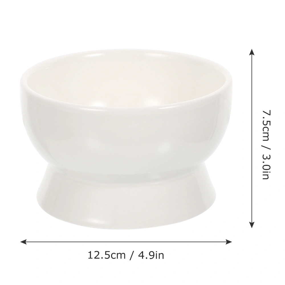 Drinking Bowl with Nonslip Bottom Pet Feeder Ceramic Pet Food Bowl for Cats