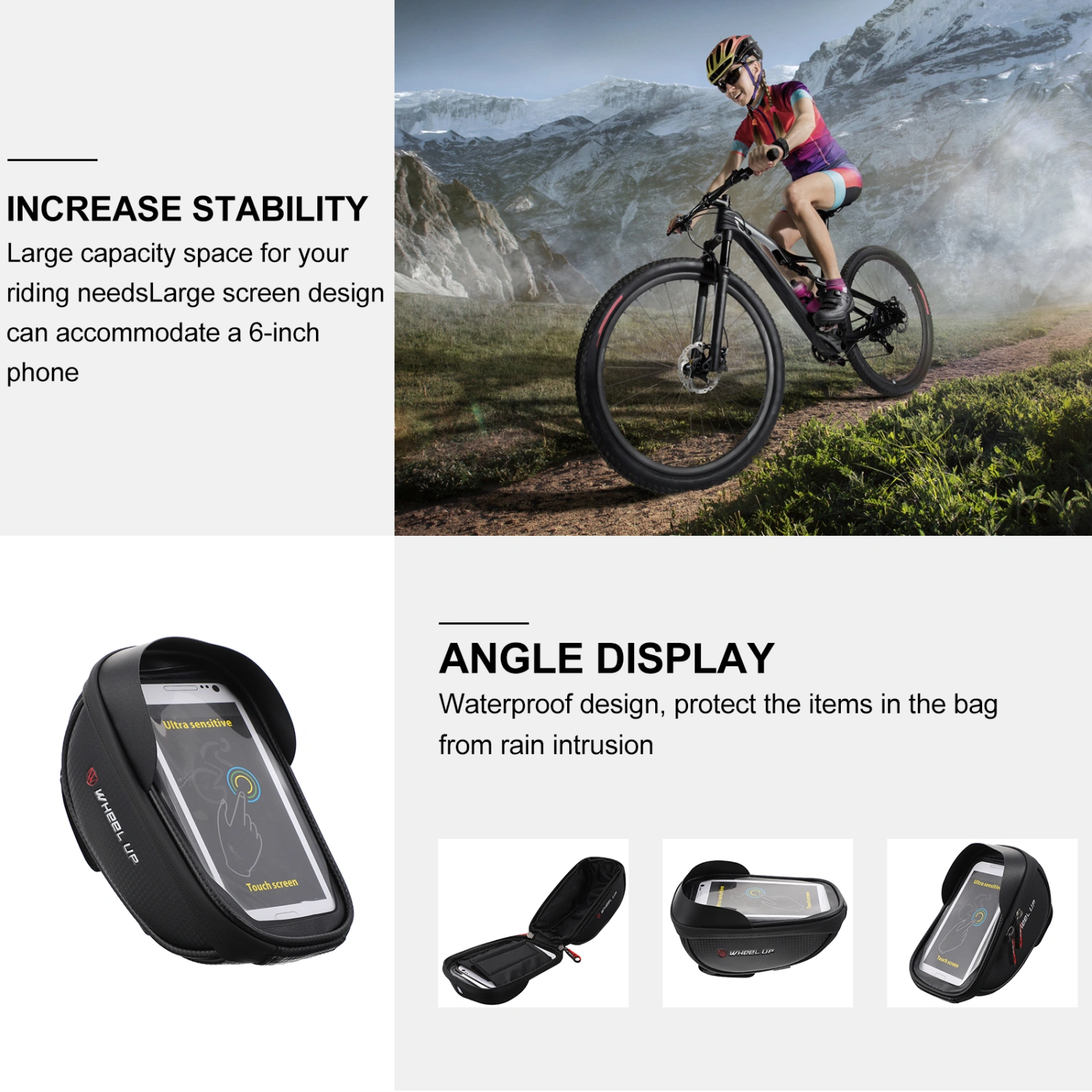 1PC Tube Bag Waterproof Outdoor Cycling Travel Tube Bike Pouch