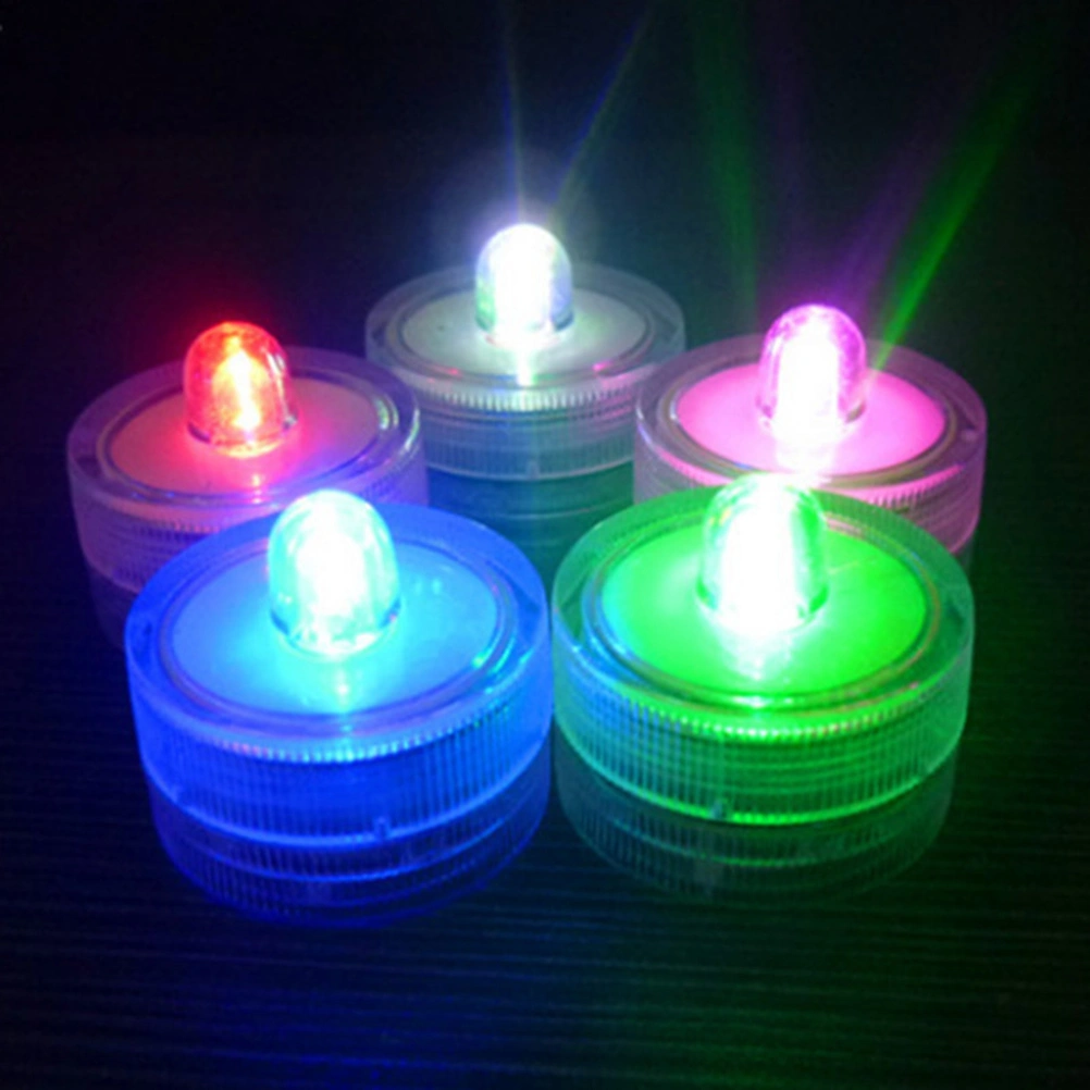 Flameless LED Tea Light Candles Battery-powered LED Tealight Candles Fake Candles Tealights for Wedding Birthday Holiday Party Bar (Round Shape)