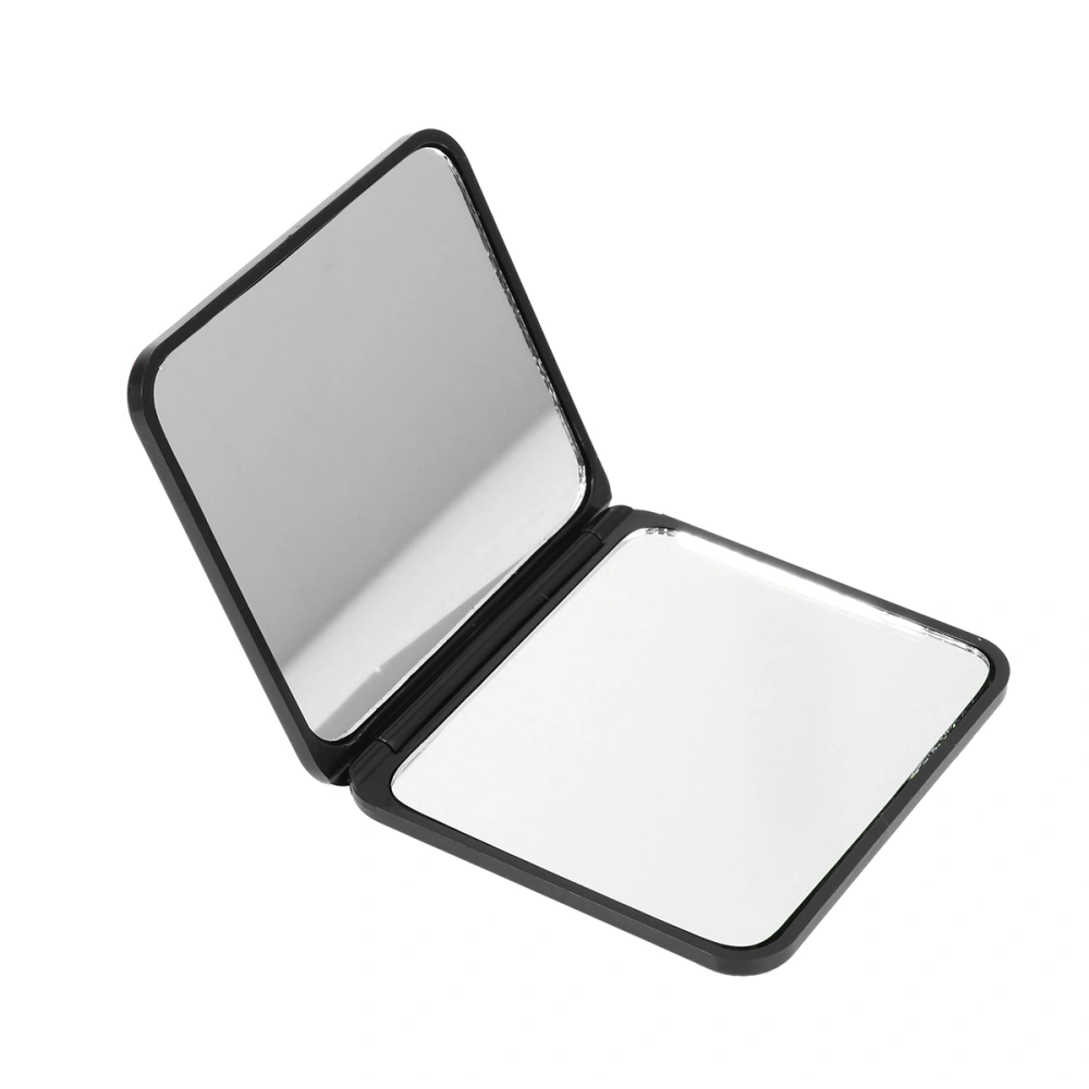 Square Makeup Mirror Double-folded Mirror Portable Travel Mirror Gift For Girl (Random Pattern)