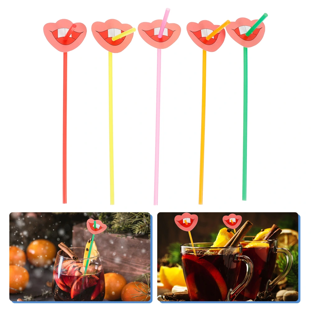 40pcs Creative Novelty Straws Paper Straws Drinking Straws Party Decorations Straws