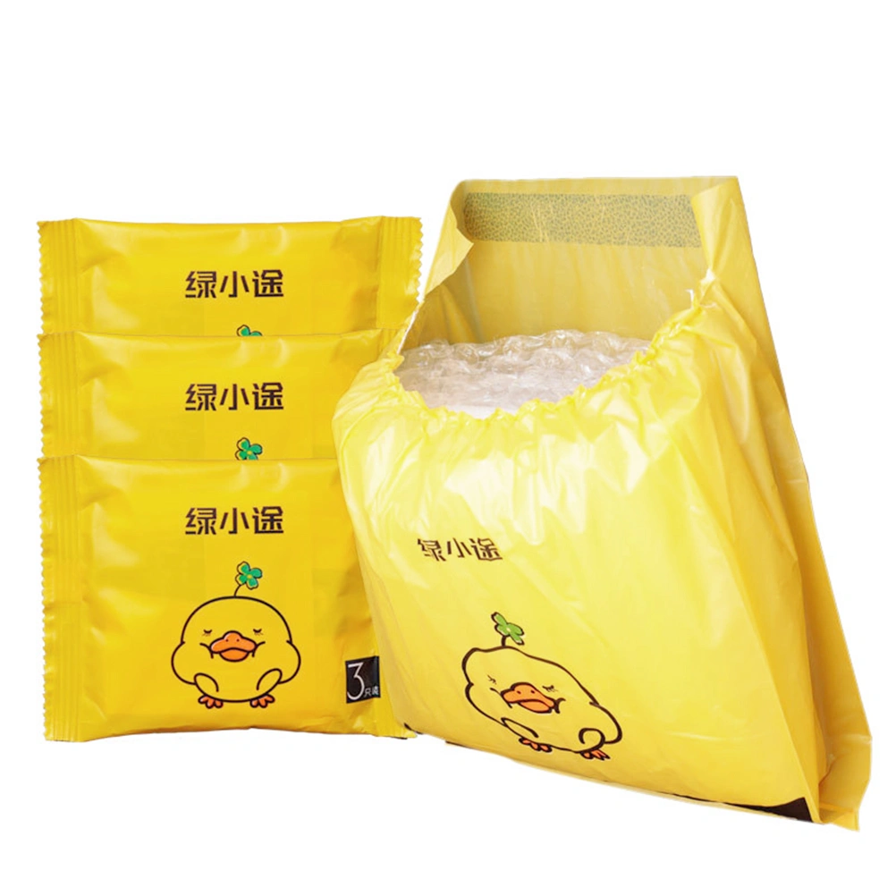 15 Pcs Car Trash Bags Auto Self-adhesive Garbage Pouches Vehicle Garbage Bags