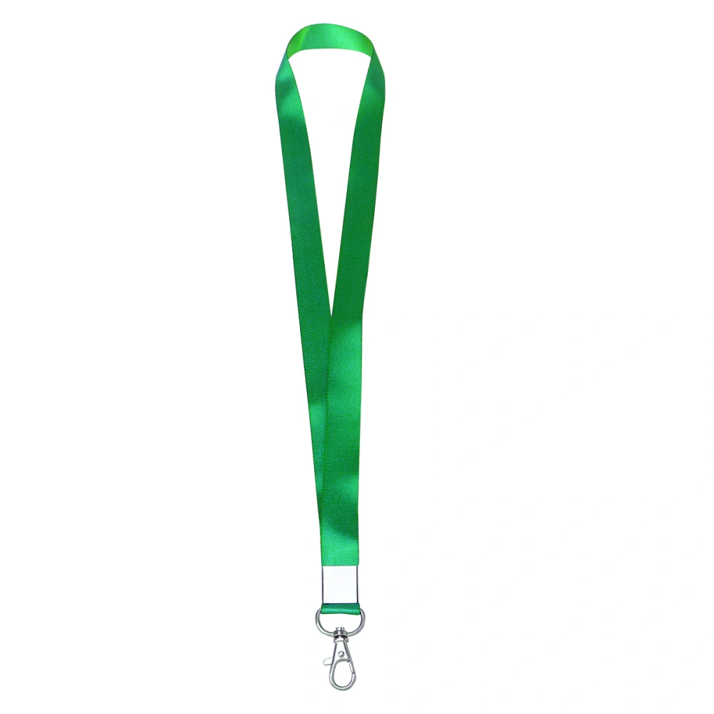 1PCS Neck Strap Lanyard Safety Metal Clip ID Badge Lanyard for Business Id Key (Grass Green)