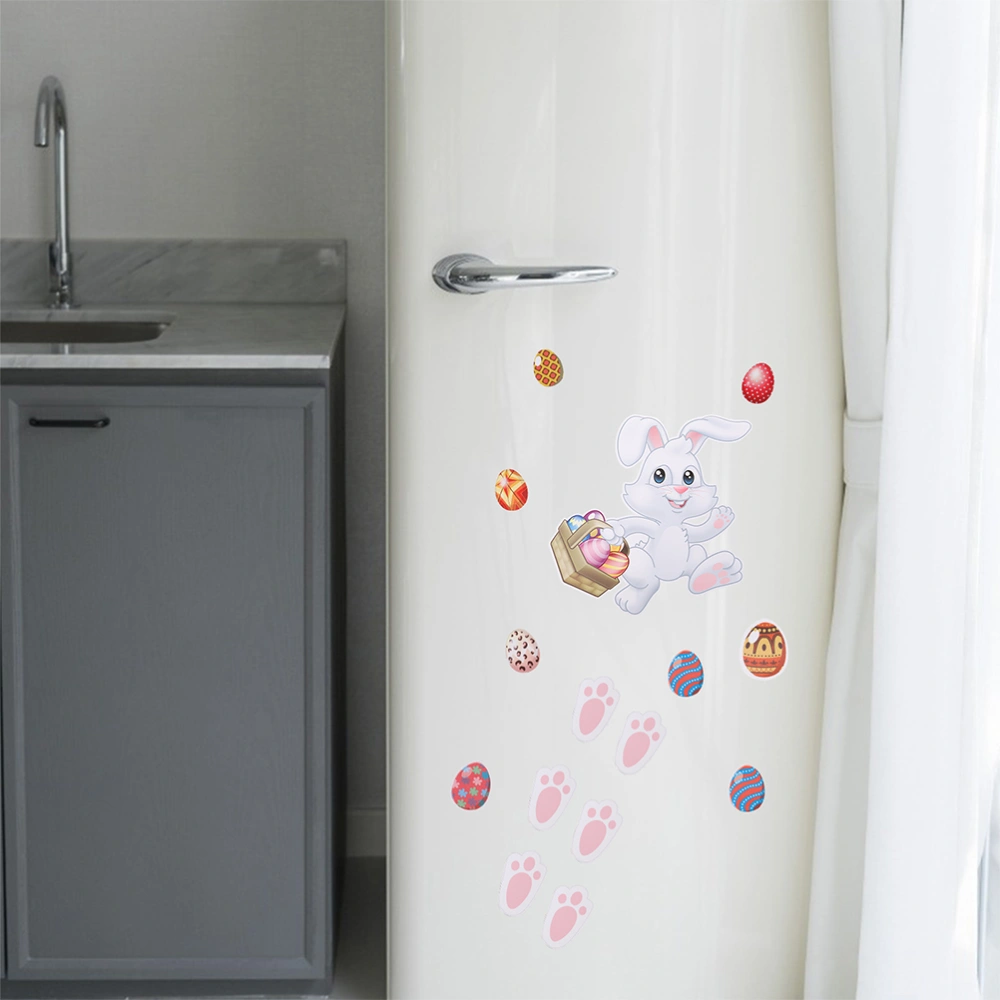 1 Set Easter Bunny Egg Fridge Magnet Lovely Funny Magnetic Refrigerators Sticker