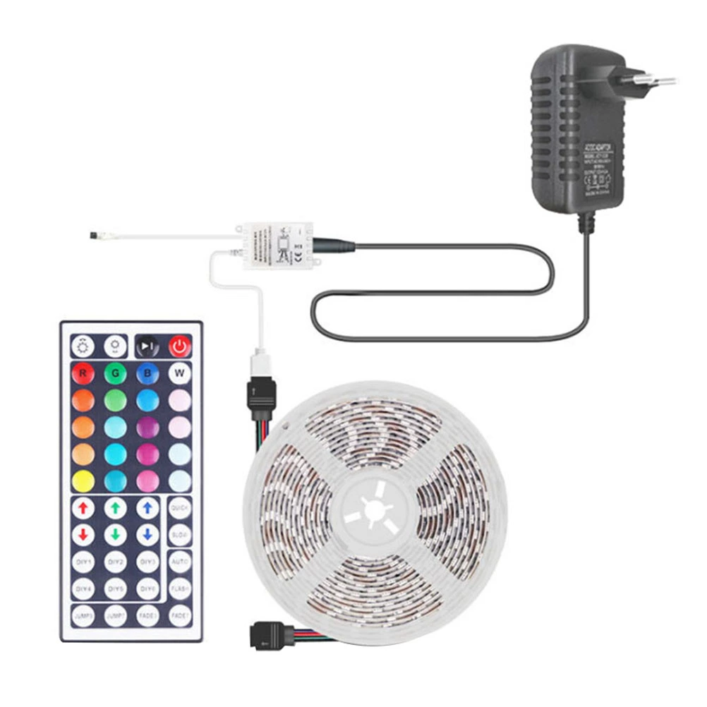 1 Set Waterproof RGB Colorful String Light Decorative RGB Strip Lights EU Plug