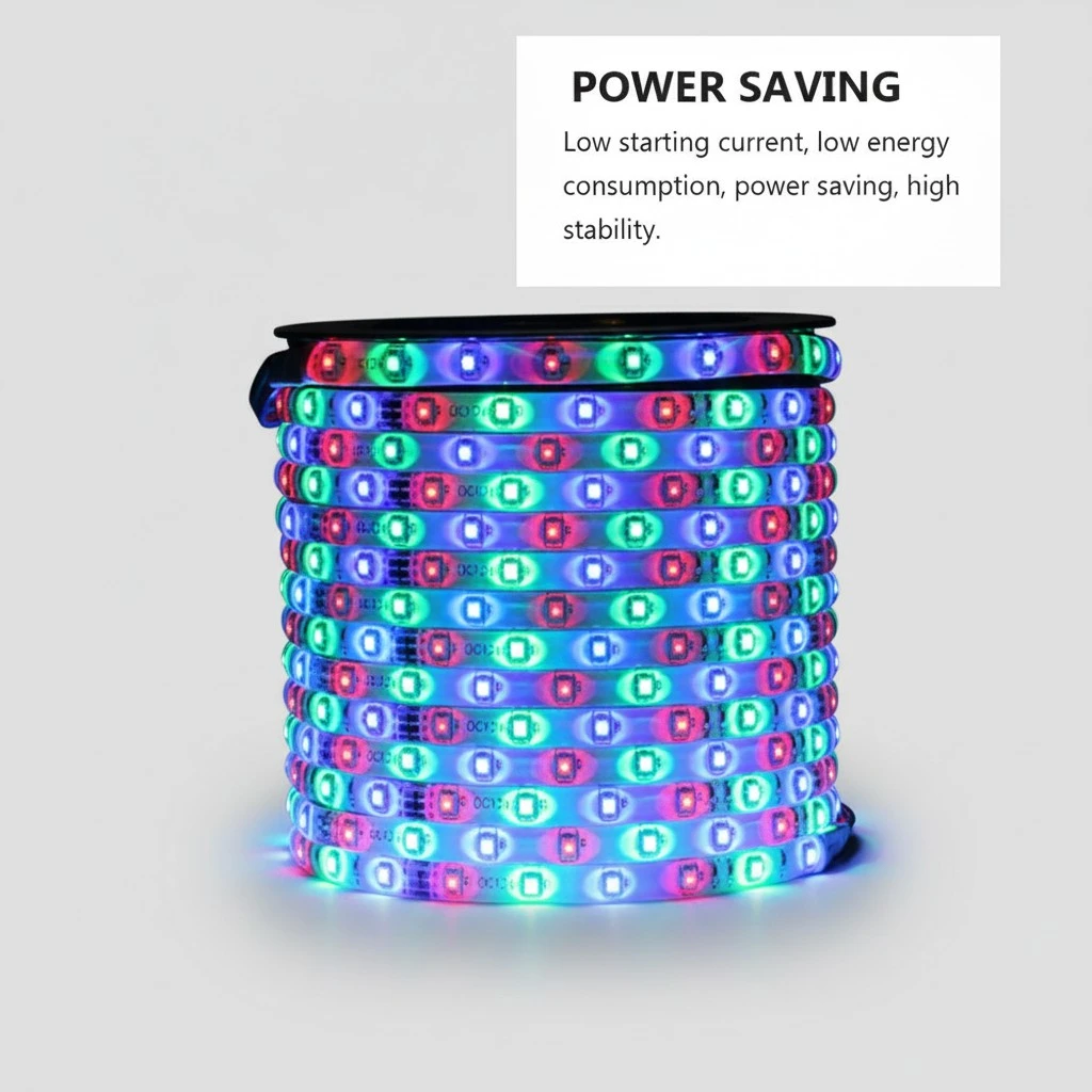 1 Set Waterproof RGB Colorful String Light Decorative RGB Strip Lights EU Plug