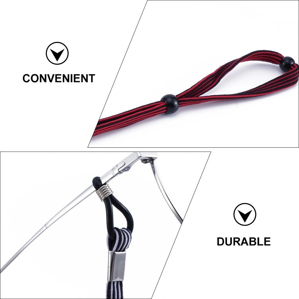 4pcs Outdoor Sports Eye Glasses Rope Adjustable Elastic Eye Glasses Lanyard