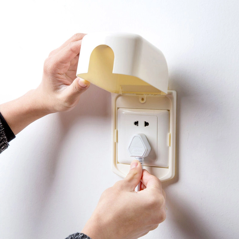 Baby Safety Electrical Outlet Cover Adhesive Plug Cover Deep Babyproof Socket Cover