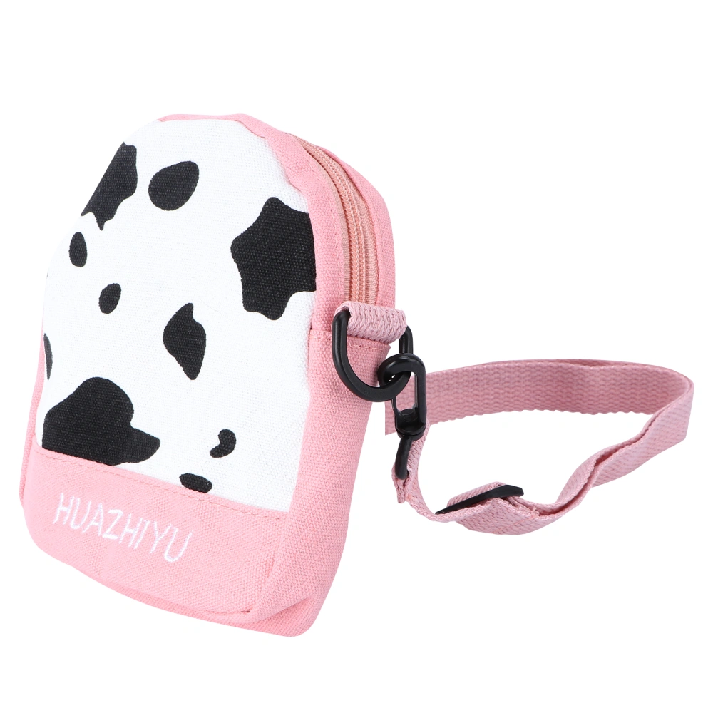 Milk Cow Crossbody Bag Fashion Shoulder Bag Simple Outdoor Storage Pouch